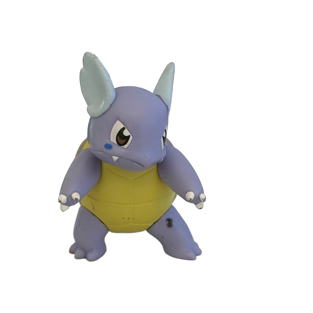 Vintage Pokemon Wartortle Mini Figure Nintendo PVC Toy 008 Kanto Water Type